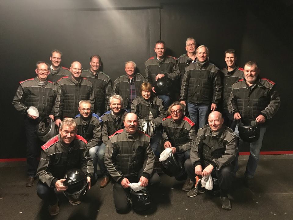 Vloot Fryslan training op de kartbaan