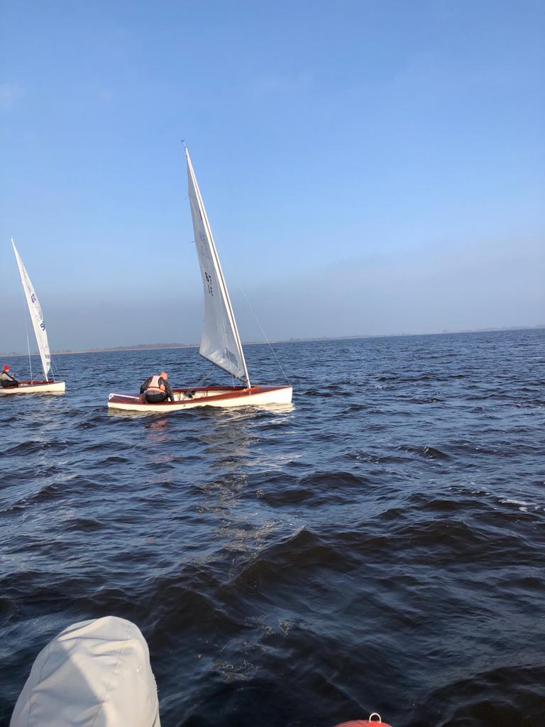 ook in Sneek werd er heerlijk gevaren...