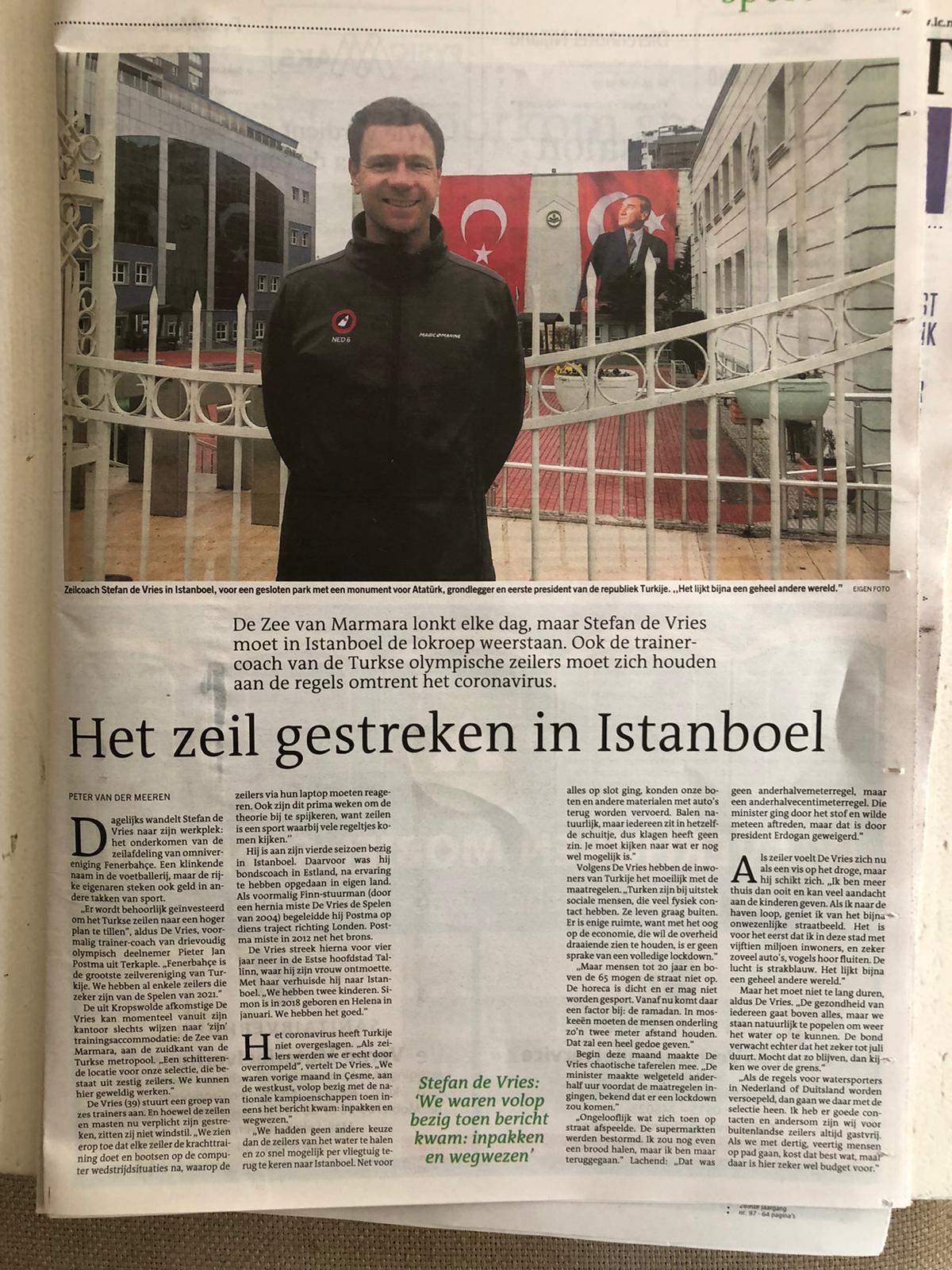 Stefan de Vries als Turkse Fries in de LC