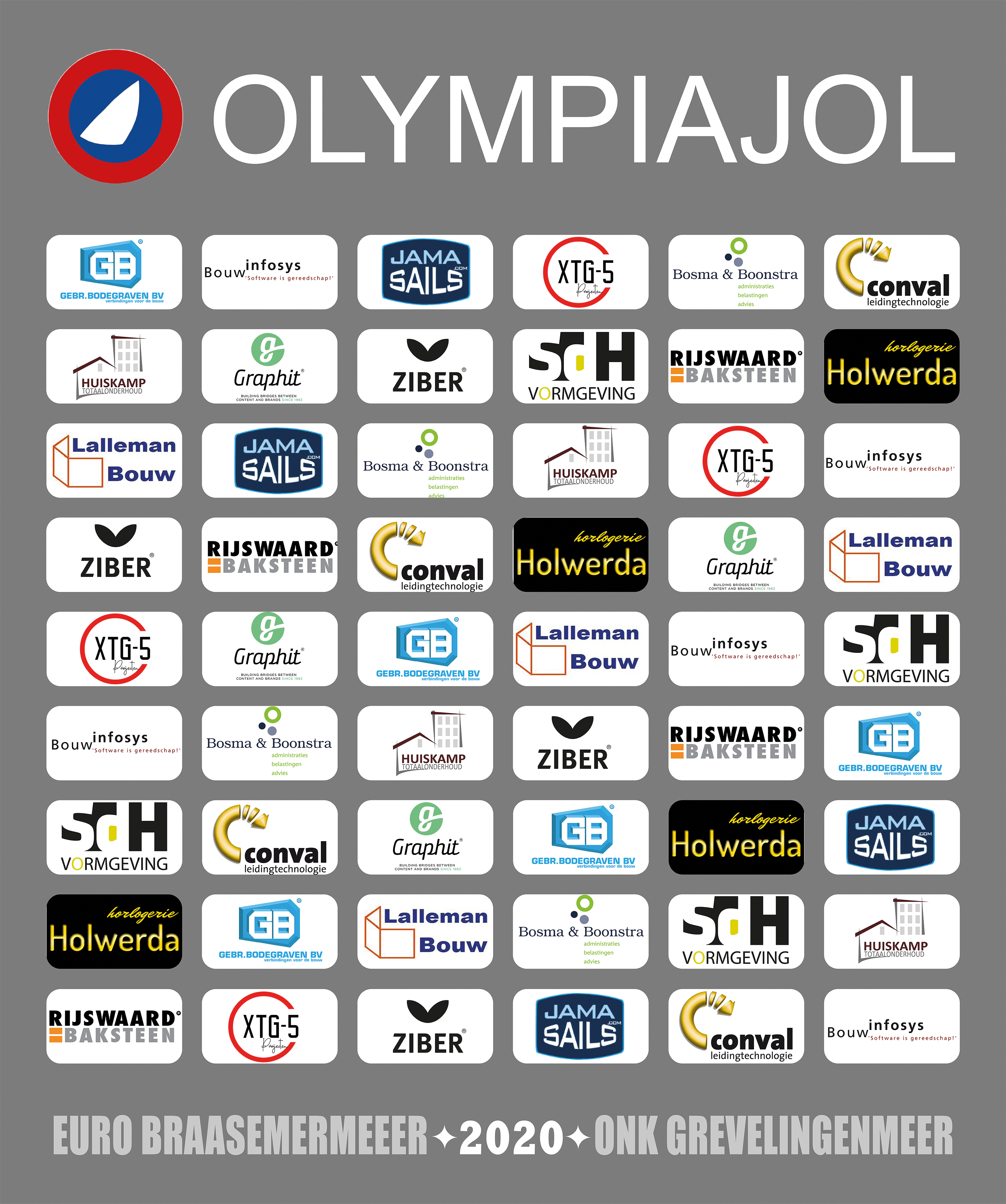 Sponsorbord EURO - ONK 2020