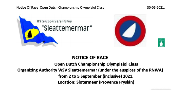 Notice of Race