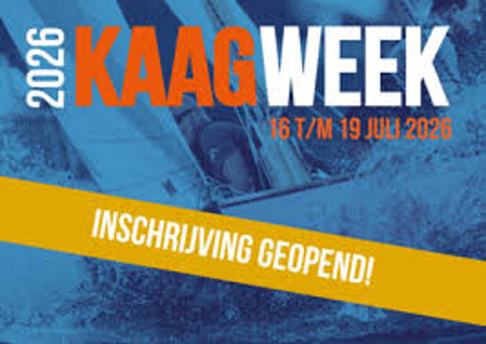Kom naar de Kaagweek 2026!